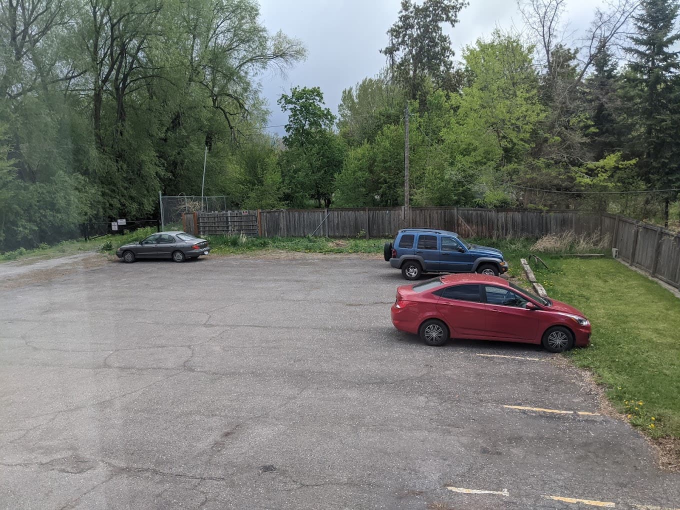 Glenwood parking area