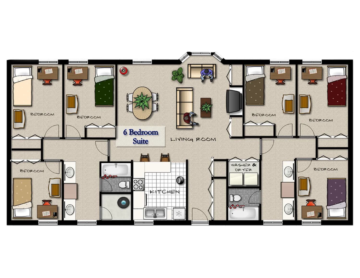 King Henry 6BD PRIVATE ROOM 2 contracts available