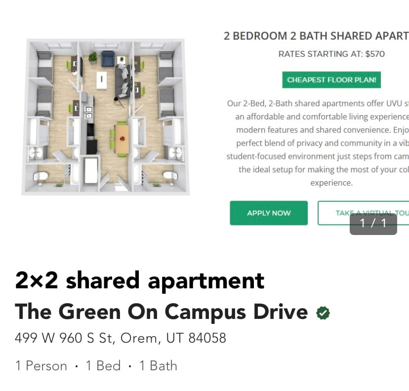 The Green on Campus Drive - MyPlace