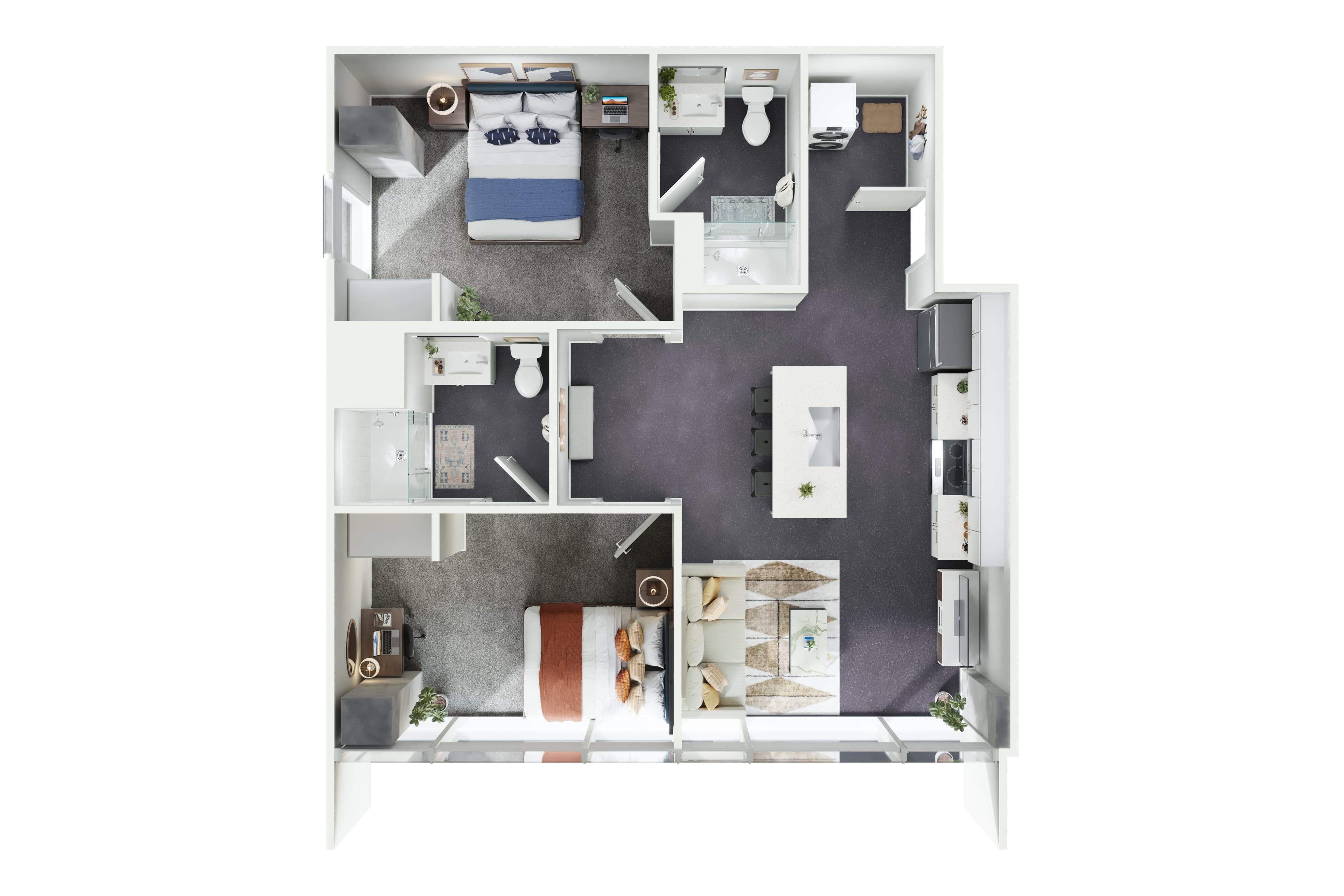 B2 – 2 Bed / 2 Bath