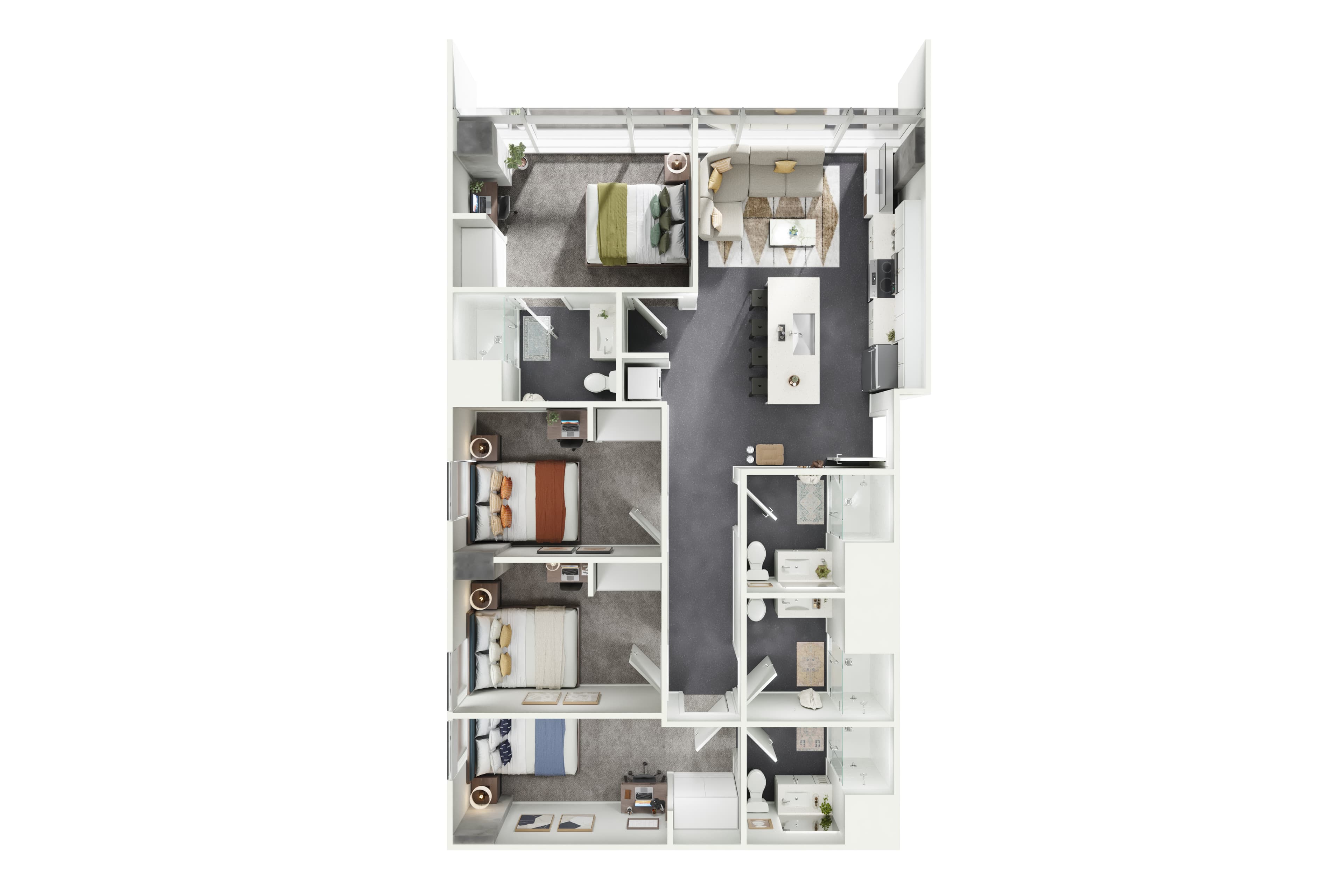 D1 – 4 Bed / 4 Bath