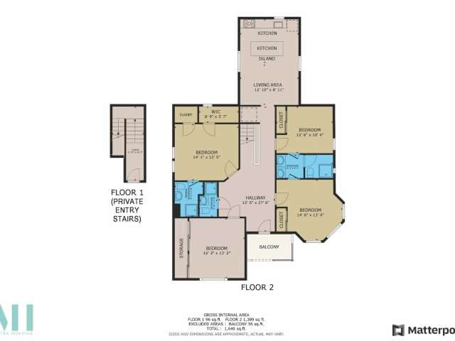 1030 West Apartments: Two