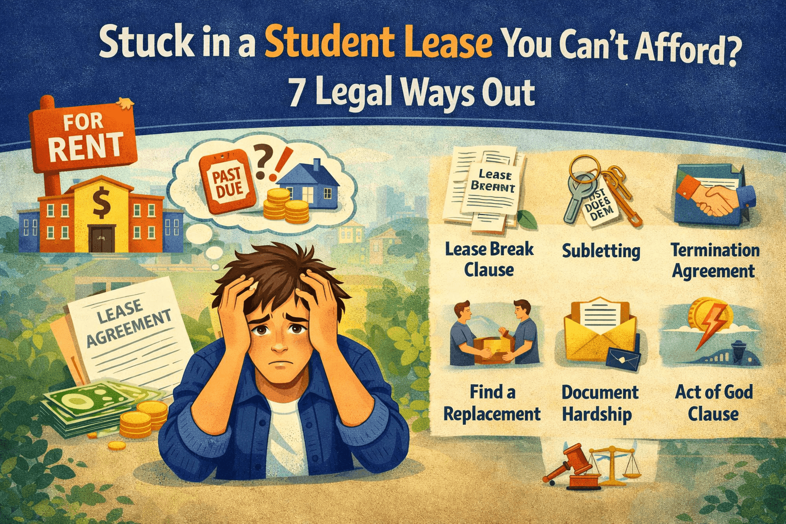 Stuck in a Student Lease You Can't Afford? 7 Legal Ways Out