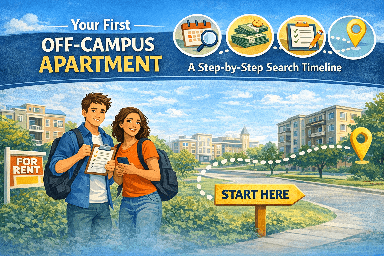 Your First Off-Campus Apartment: A Step-by-Step Search Timeline