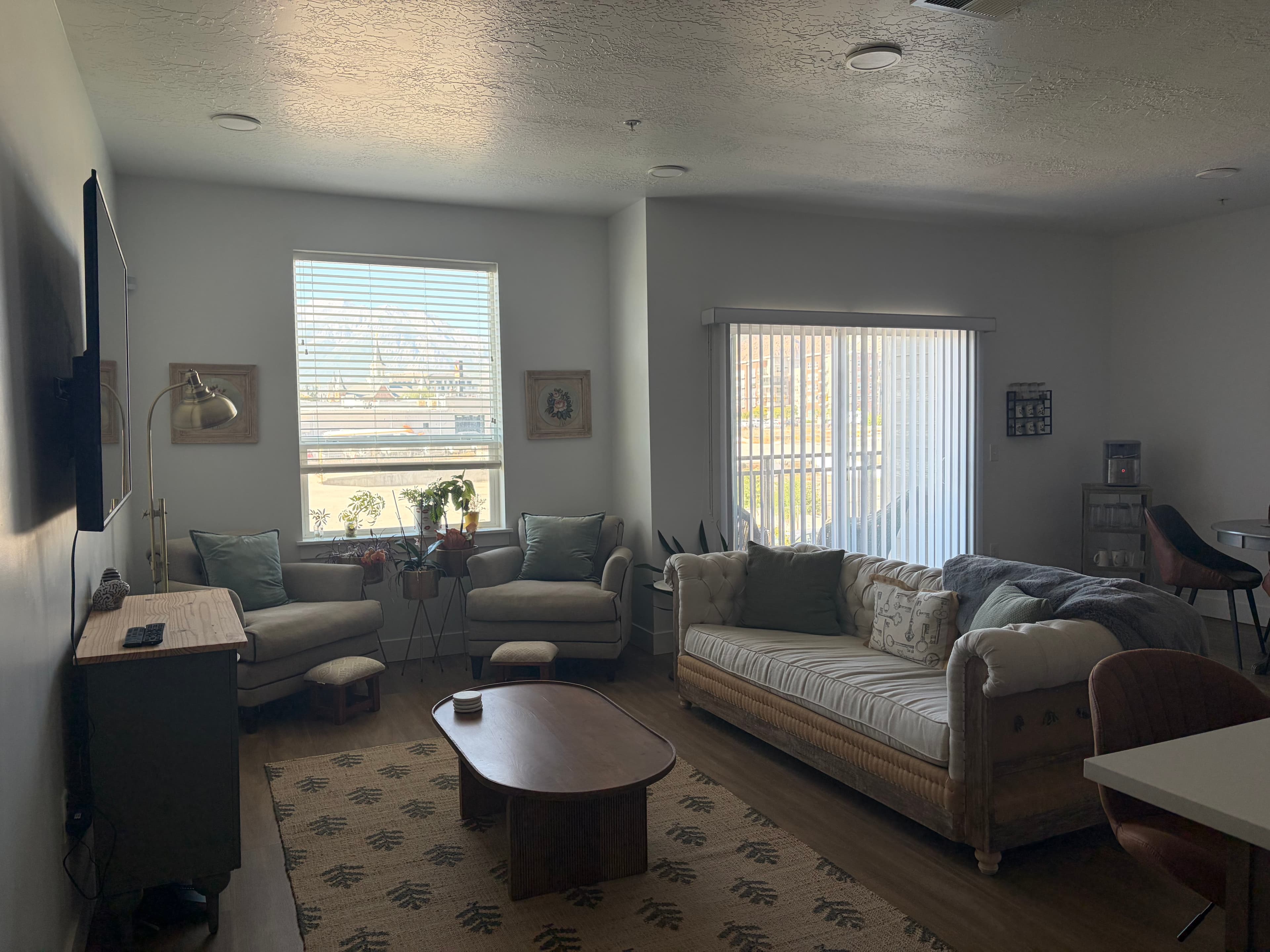 Spacious private bed and bath