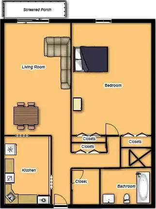 Hilltop Terrace Apartments- 1 and 2 Bedrooms!