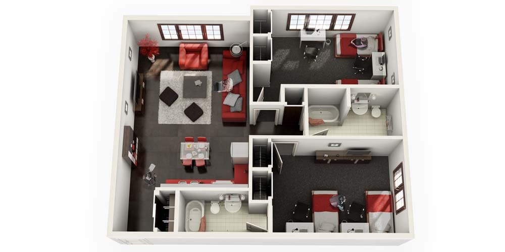 RU Living – 12 Bartlett (2 Bedroom)