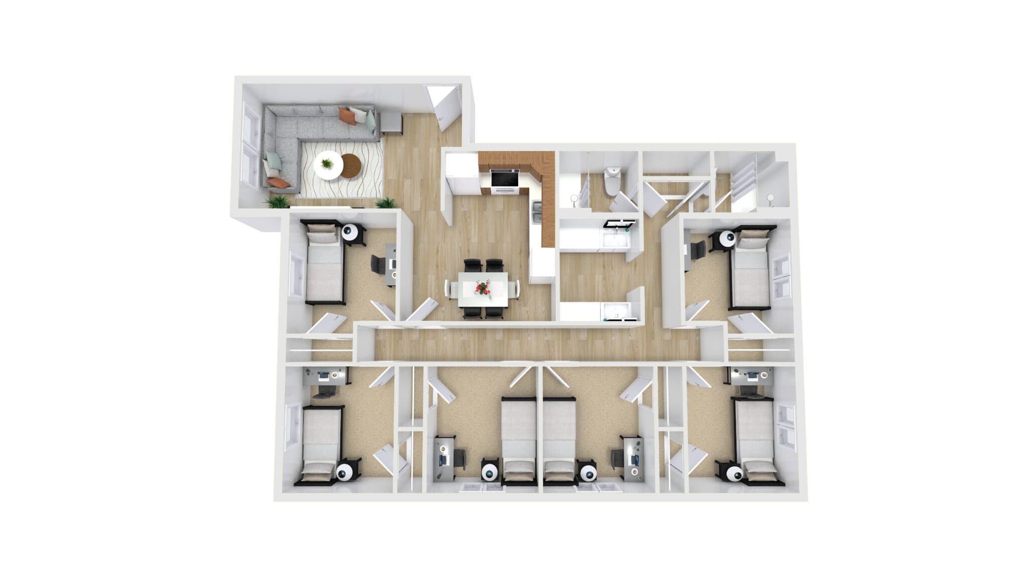 Men's Private Room – Camden 6x2 (Winter 2027)