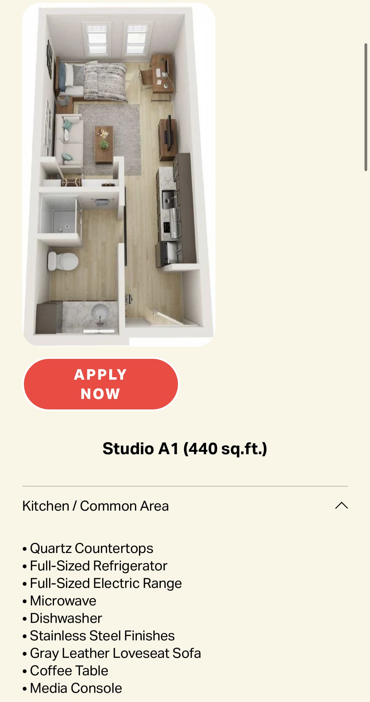 Fully furnished studio apartment! 5 minute walk to campus!!