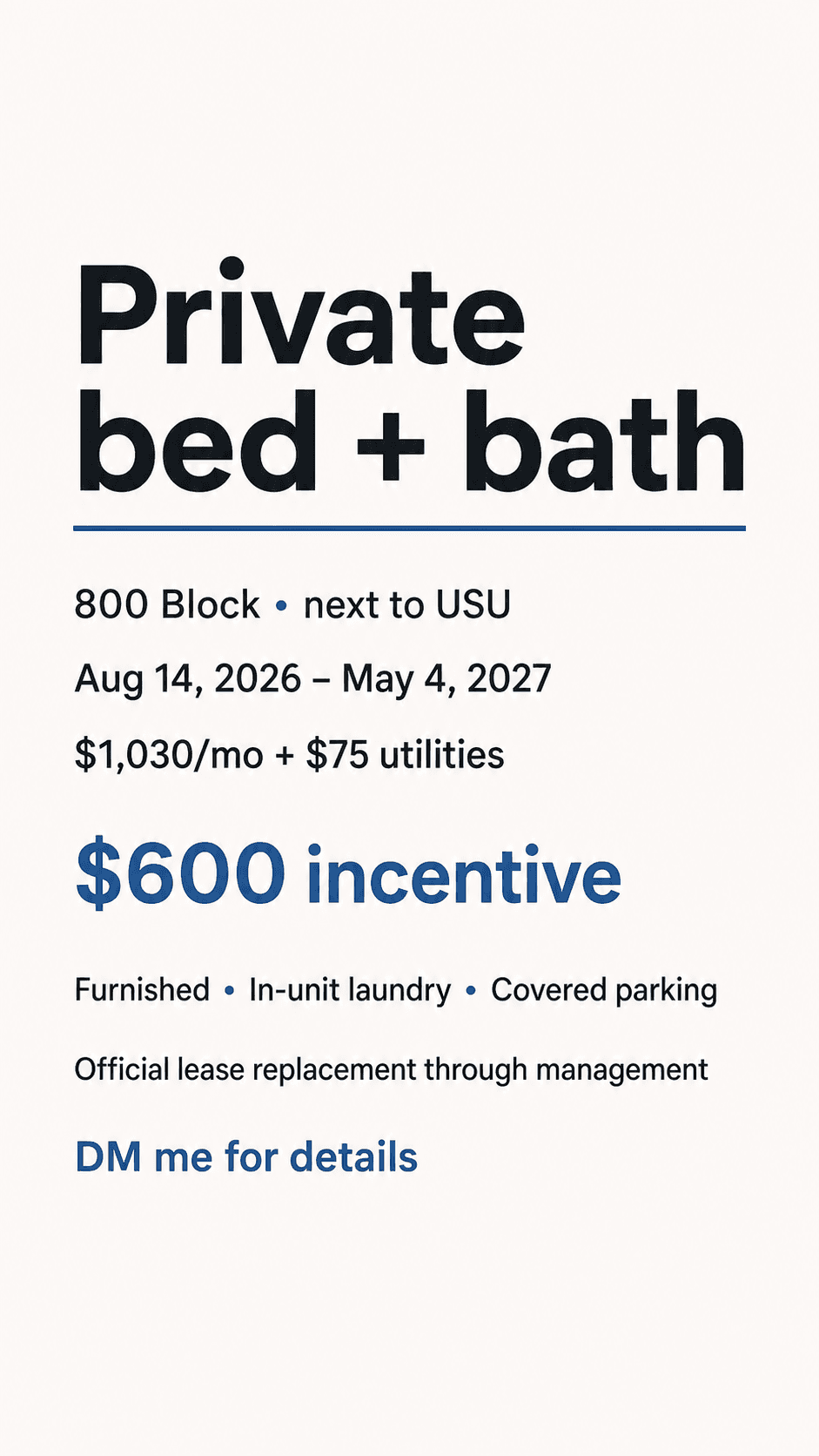 800 Block PARKING