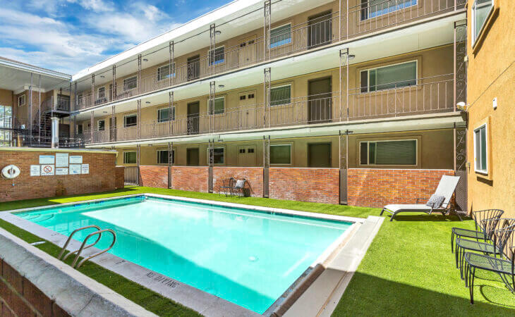 Bountiful Court Outside on MyPlace Student Housing 