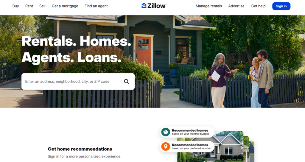 zillow website