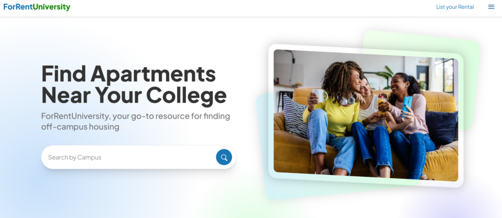 For Rent University page